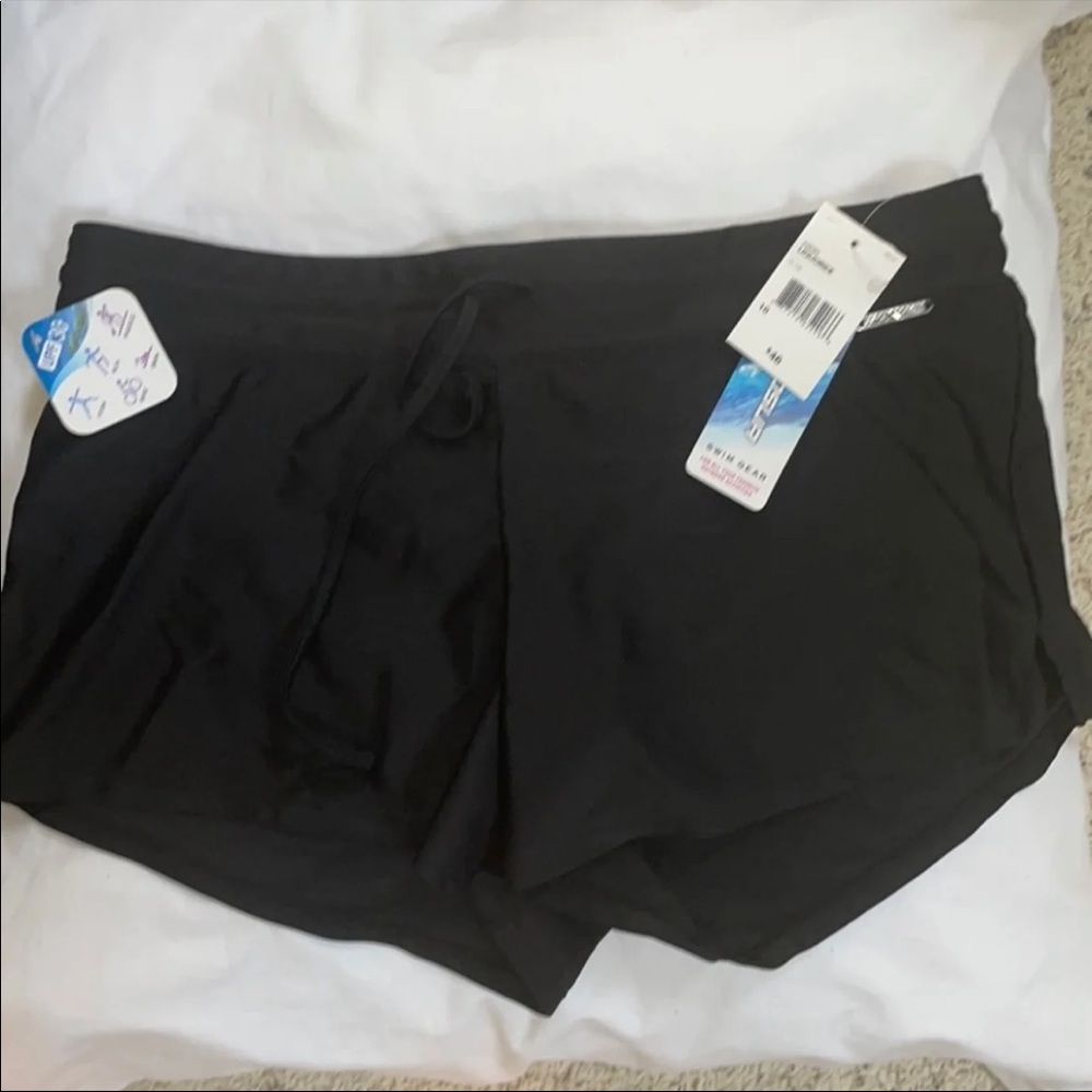 NWT ZeroXposur Swim Shorts Black Size 10